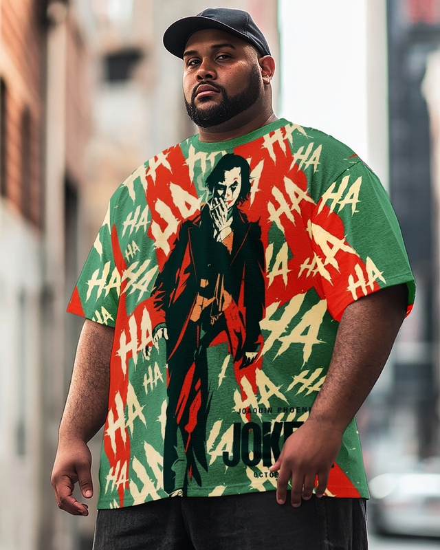 Men's The Joker Plus Size Short Sleeve T-Shirt