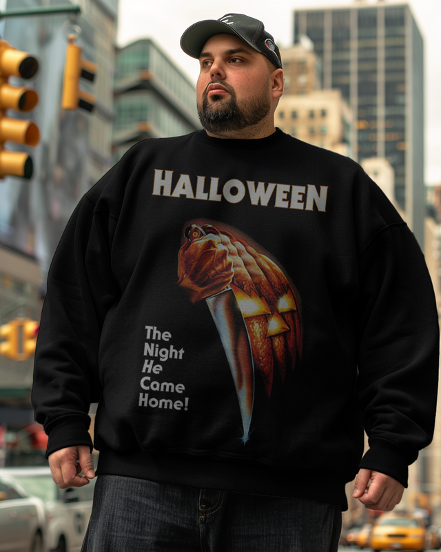 Sweat-shirts grande taille pour hommes The Night He Came Home