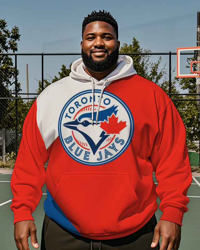 Men's Toronto Blue Jays Plus Size Hoodie