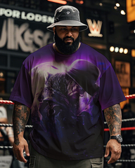 T-shirt à manches courtes grande taille pour homme Undertaker