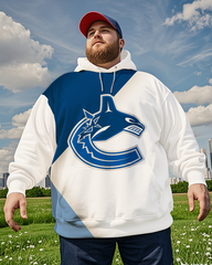 Vancouver Canucks-Kapuzenpullover für Herren in Übergröße