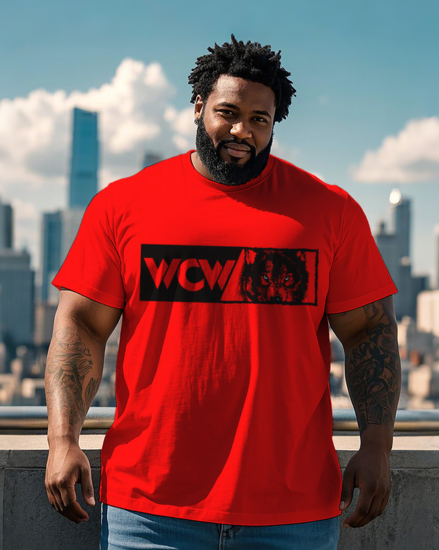 Wolfpac Men's Plus Size Short Sleeve T-Shirt