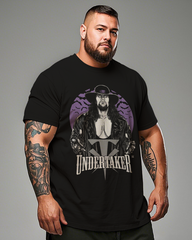 WWE Star Herren-T-Shirt mit kurzen Ärmeln, Übergröße