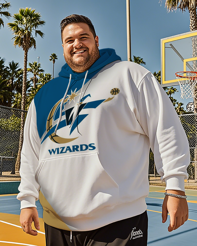 Men's Washington Wizards Plus Size Hoodie