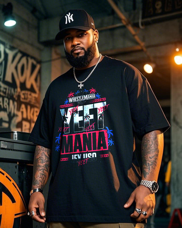 Yeet Men's Plus Size Short Sleeve T-Shirt