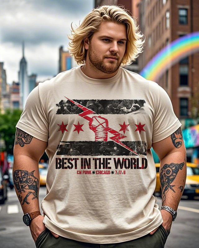 Best in The World Men's Plus Size Short Sleeve T-Shirt