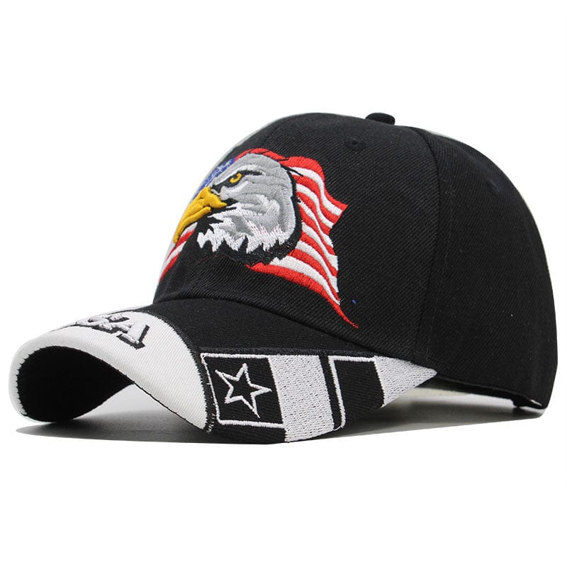 Casquette de baseball tendance avec broderie d'aigle