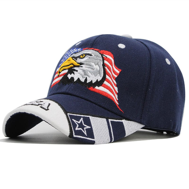 Casquette de baseball tendance avec broderie d'aigle