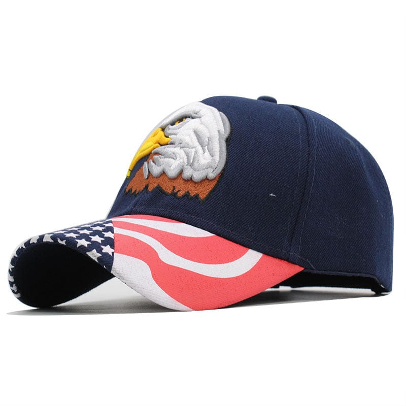 Casquette de baseball tendance avec broderie d'aigle