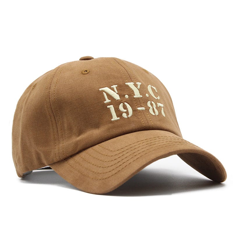 Baseballkappe mit NYC-Stickerei im amerikanischen Stil