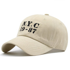 American style NYC embroidery baseball cap