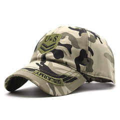 US Embroidery Camouflage Baseball Cap