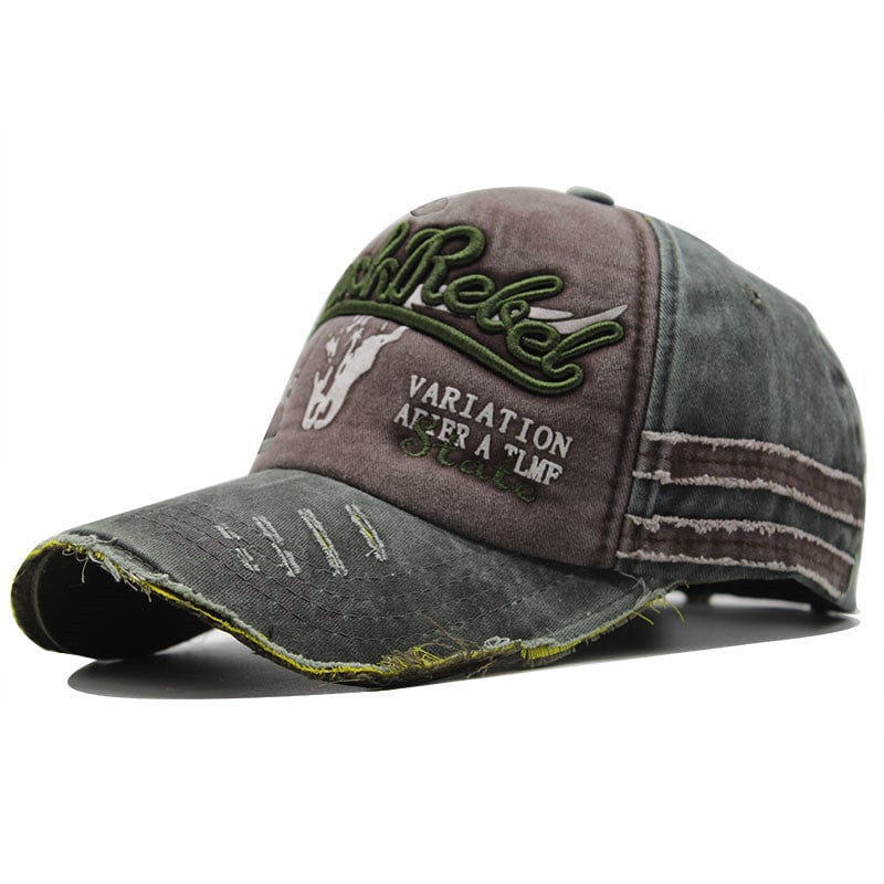 Vintage Distressed Embroidered Baseball Cap