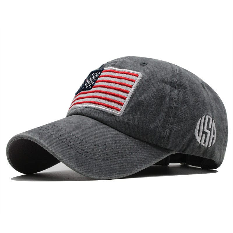 American flag baseball cap