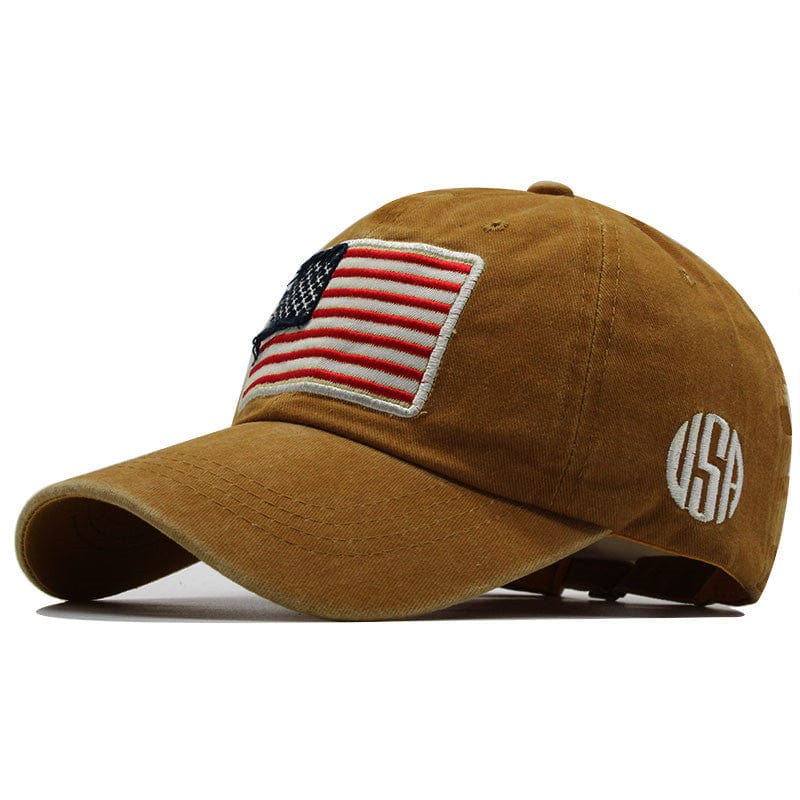 American flag baseball cap