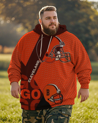 Browns Men's Plus Size Hoodie