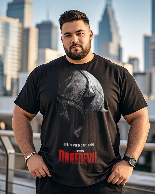 Daredevil Men's Plus Size Short Sleeve T-Shirt