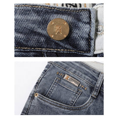 Plus Size Men's Casual Jeans,Spring Denim Pants