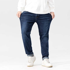 Übergröße Herren Casual Klassische Minimalistische Jeans 