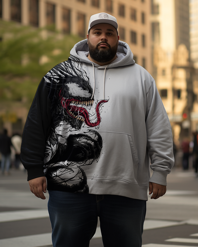 Sweat à capuche Marvel Venom pour homme, grande taille