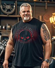 Harley-Davidson Men's Plus Size Printed Sleeveless T-Shirt