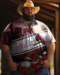 Men's  Plus Size Short Sleeve Shirt