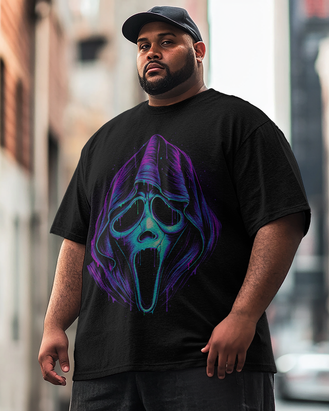 T-shirt Ghost pour homme grande taille