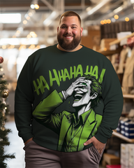 Joker-Sweatshirts für Herren in großen Größen