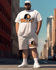 Tennessee T-Shirt und Shorts für Herren in Übergröße