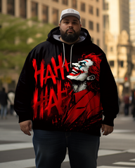 Men's Joker Dark Knight Hahaha Plus Size Hoodie