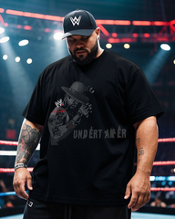 T-shirt à manches courtes pour homme The Undertaker, grande taille